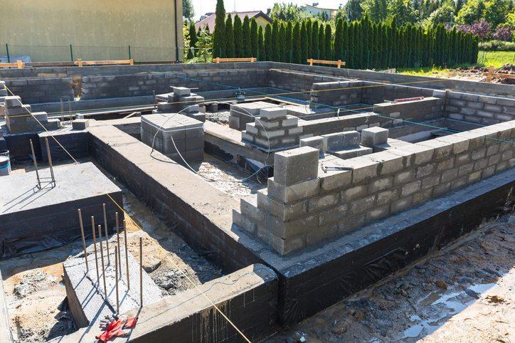 Bloczki betonowe fundamentowe